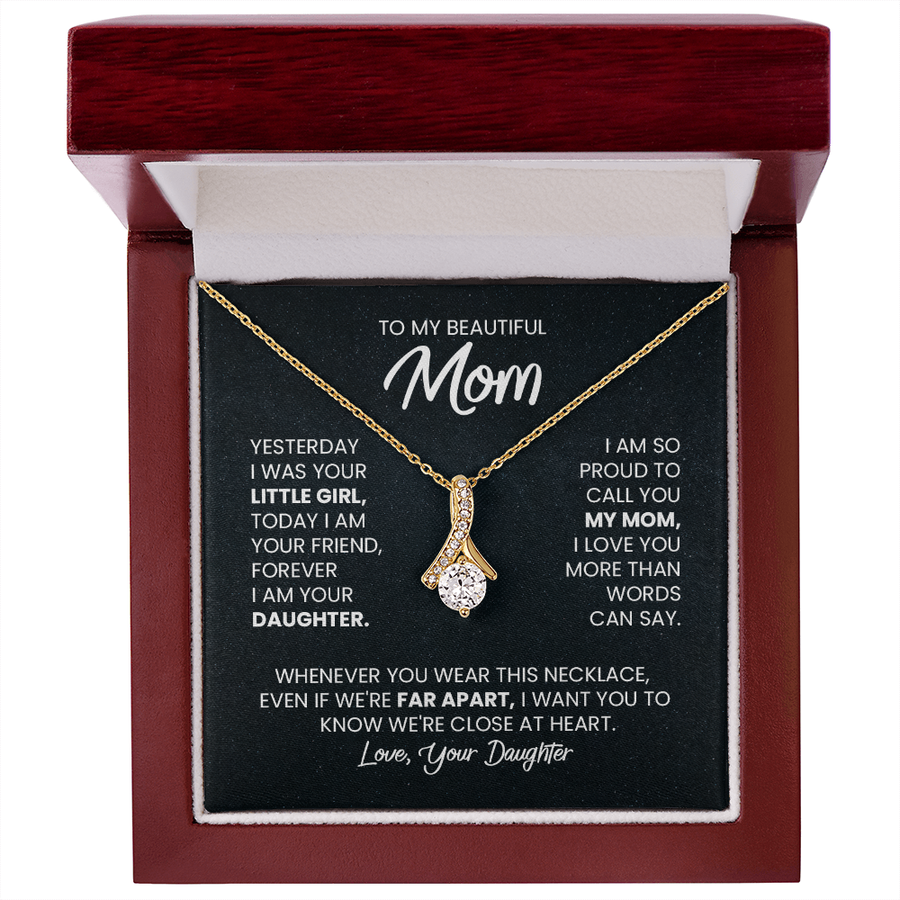 Mom Pendant Necklace Gift For Mothers