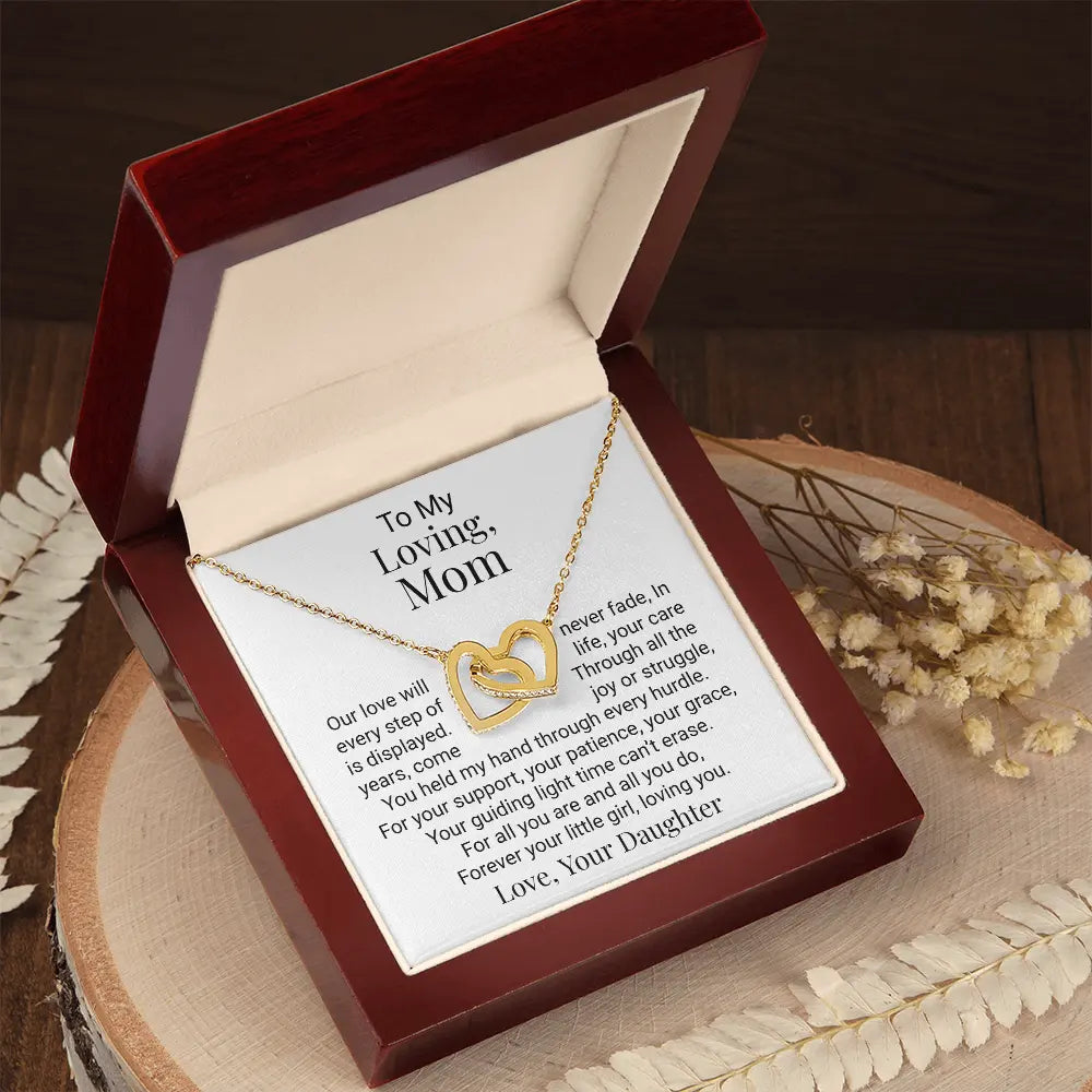 Mom Gift For Her Heart Pendant Necklace Jewellery Mothers Day Present ShineOn Fulfillment