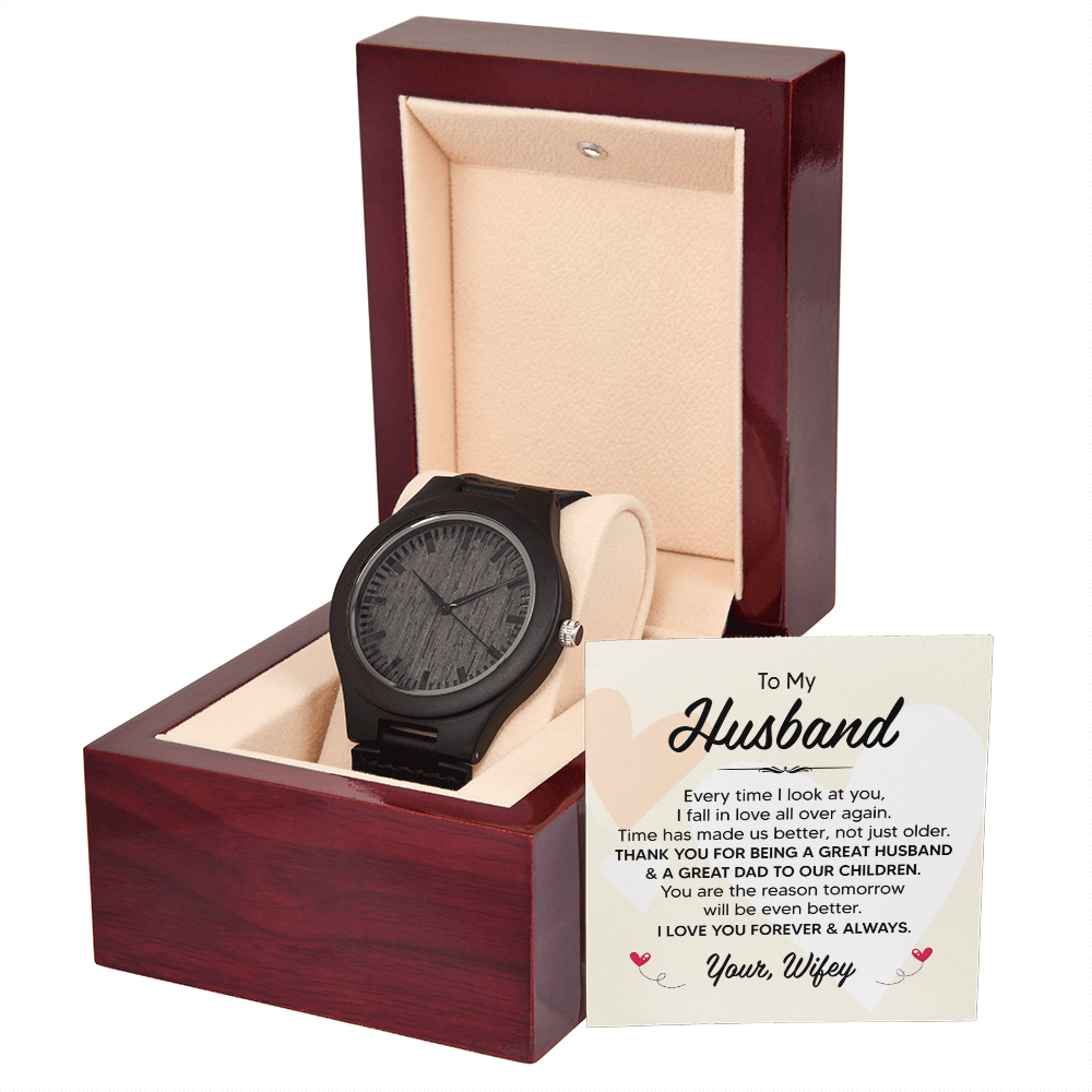 Men's Wooden Watch- Luxury Father's Day Gift