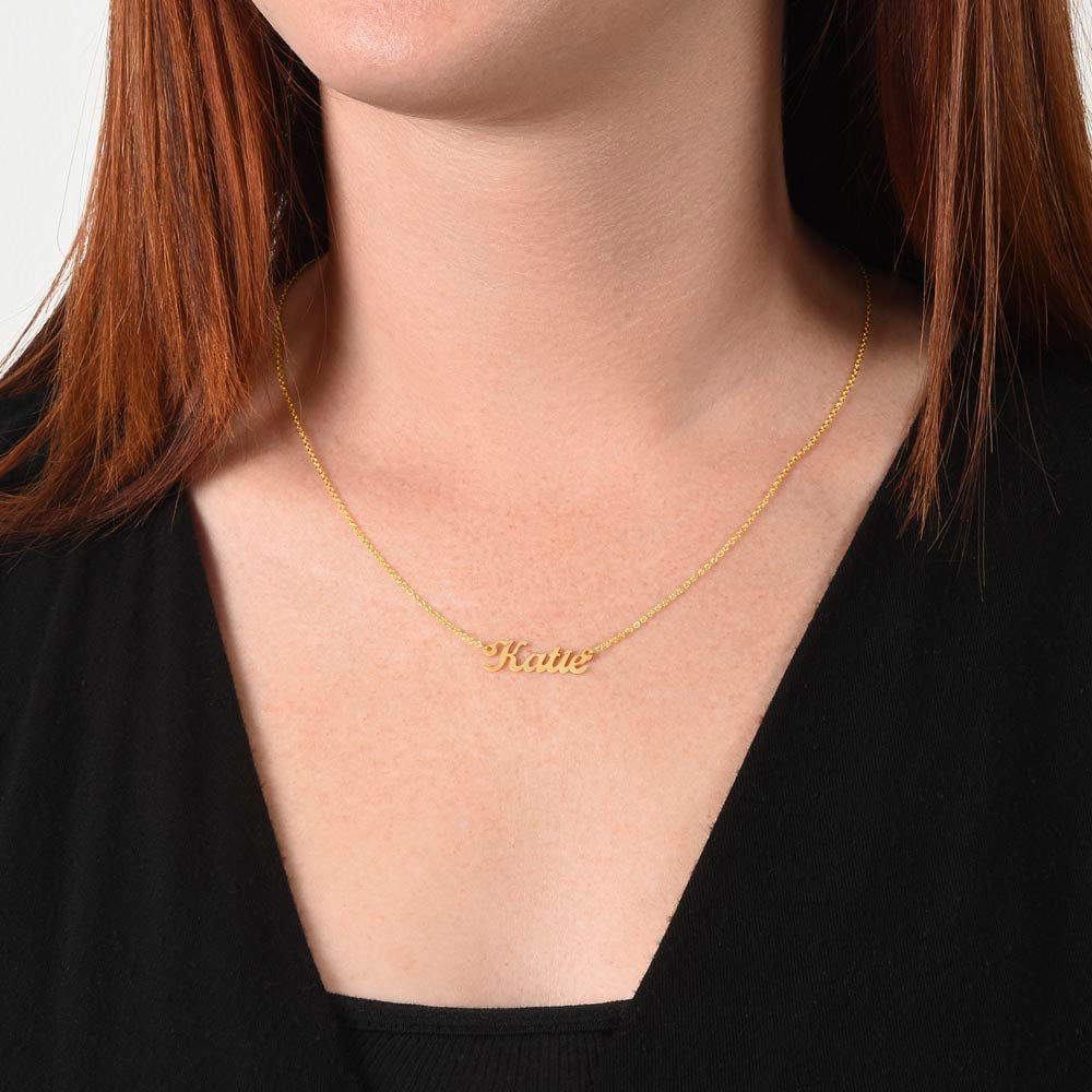 Name Necklace Gift Yourself Or Gift For Her Daughter Gift