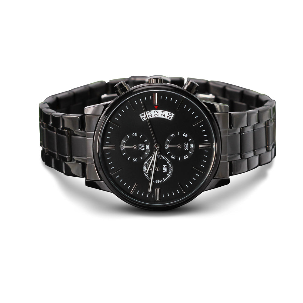 Custom Engraved Chronograph Watch Gift For Him