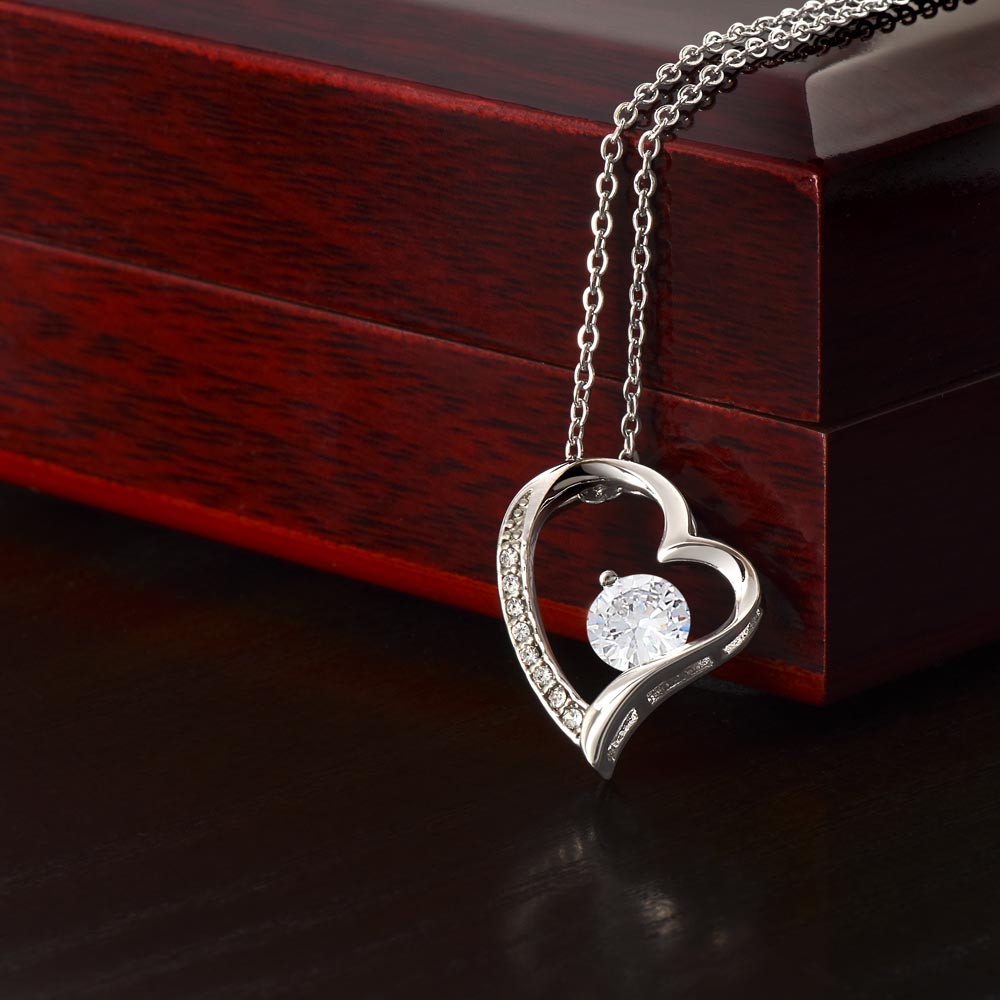 Heart Shape Pendant Necklace Gift For Deer Hunter's wife