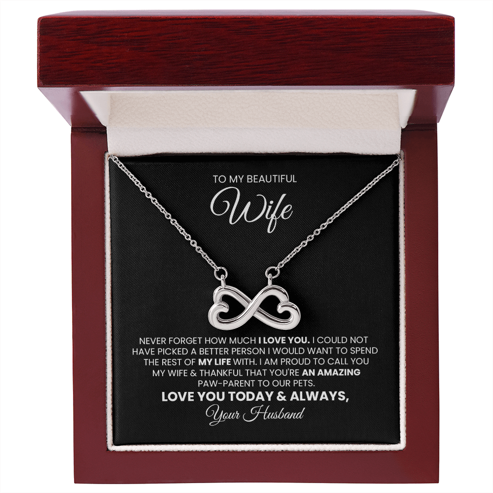 Endless Love Pendant Necklace Gift For Wife Fur Mom Pet Mom Gift