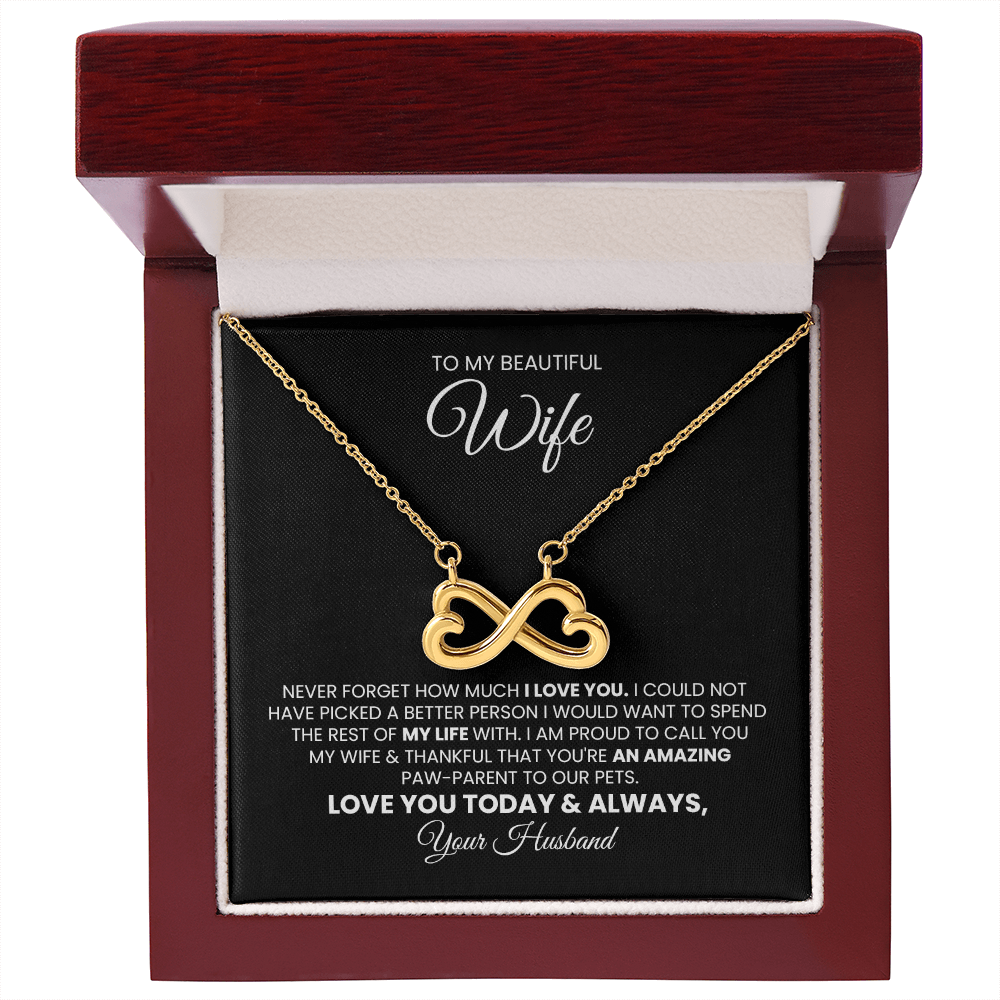 Endless Love Pendant Necklace Gift For Wife Fur Mom Pet Mom Gift