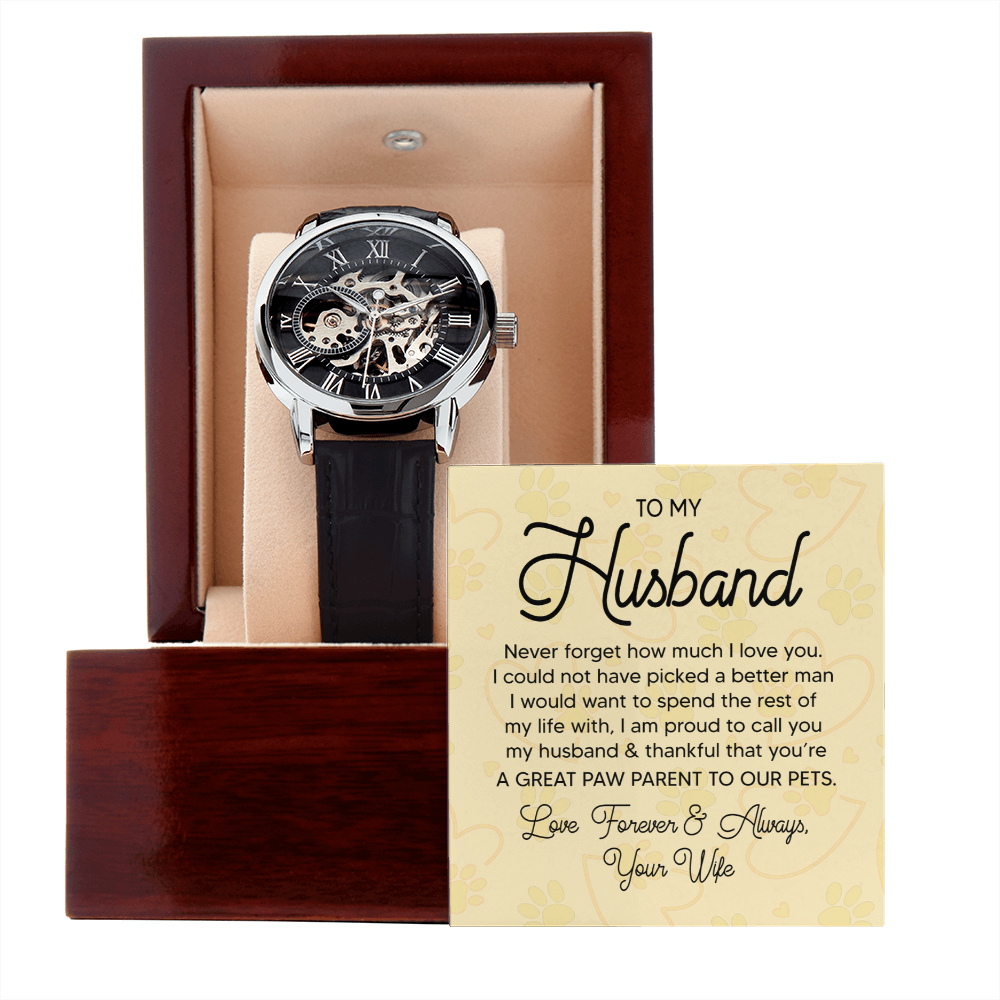 Men's Openwork Watch - Luxury Gift