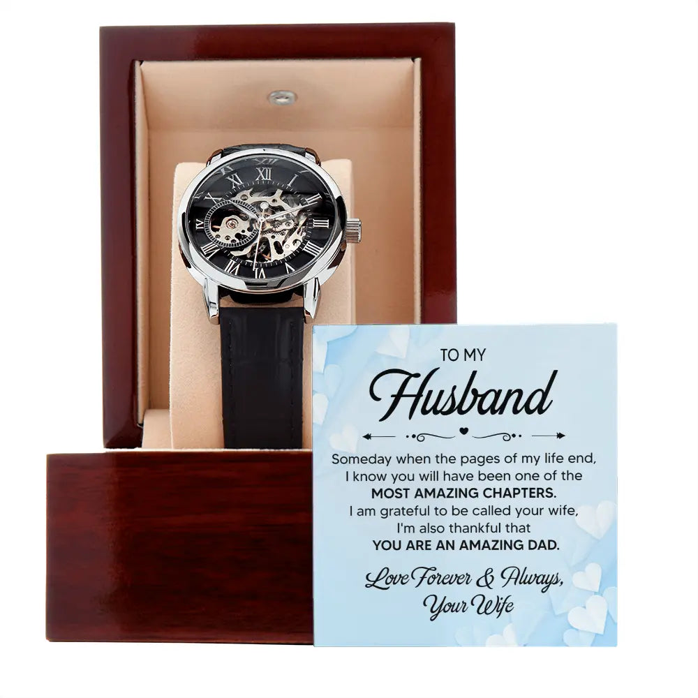 Husband Gift For Him Watch Anniversary His Birthday Fathers Day Present ShineOn Fulfillment