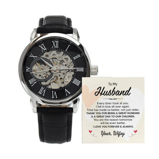 Watch Gift For Husband Gift For Him Anniversary Gift His Birthday Fathers Day Present ShineOn Fulfillment