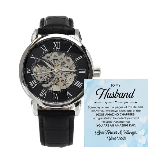 Husband Gift For Him Watch Anniversary His Birthday Fathers Day Present ShineOn Fulfillment