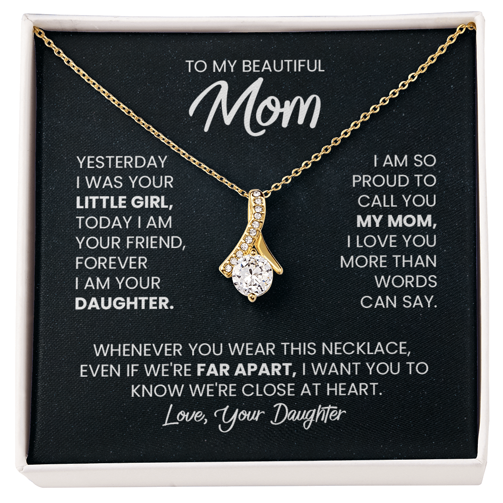 Mom Pendant Necklace Gift For Mothers