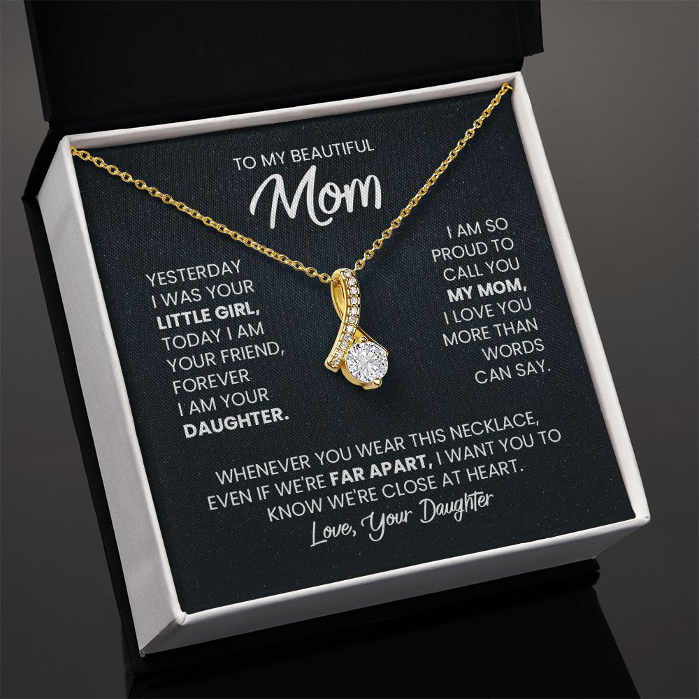 Mom Pendant Necklace Gift For Mothers