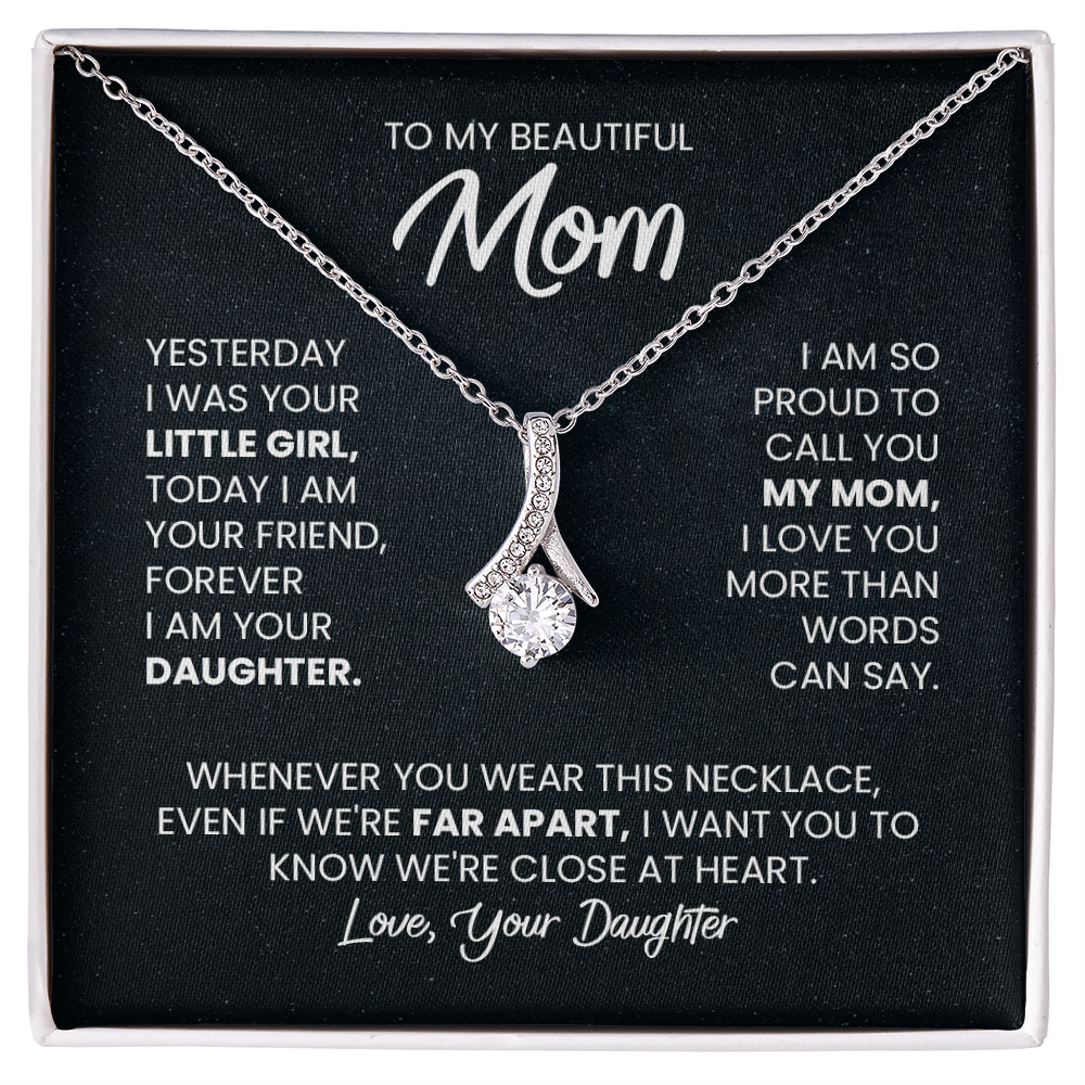 Mom Pendant Necklace Gift For Mothers