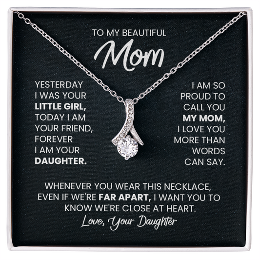 Mom Pendant Necklace Gift For Mothers