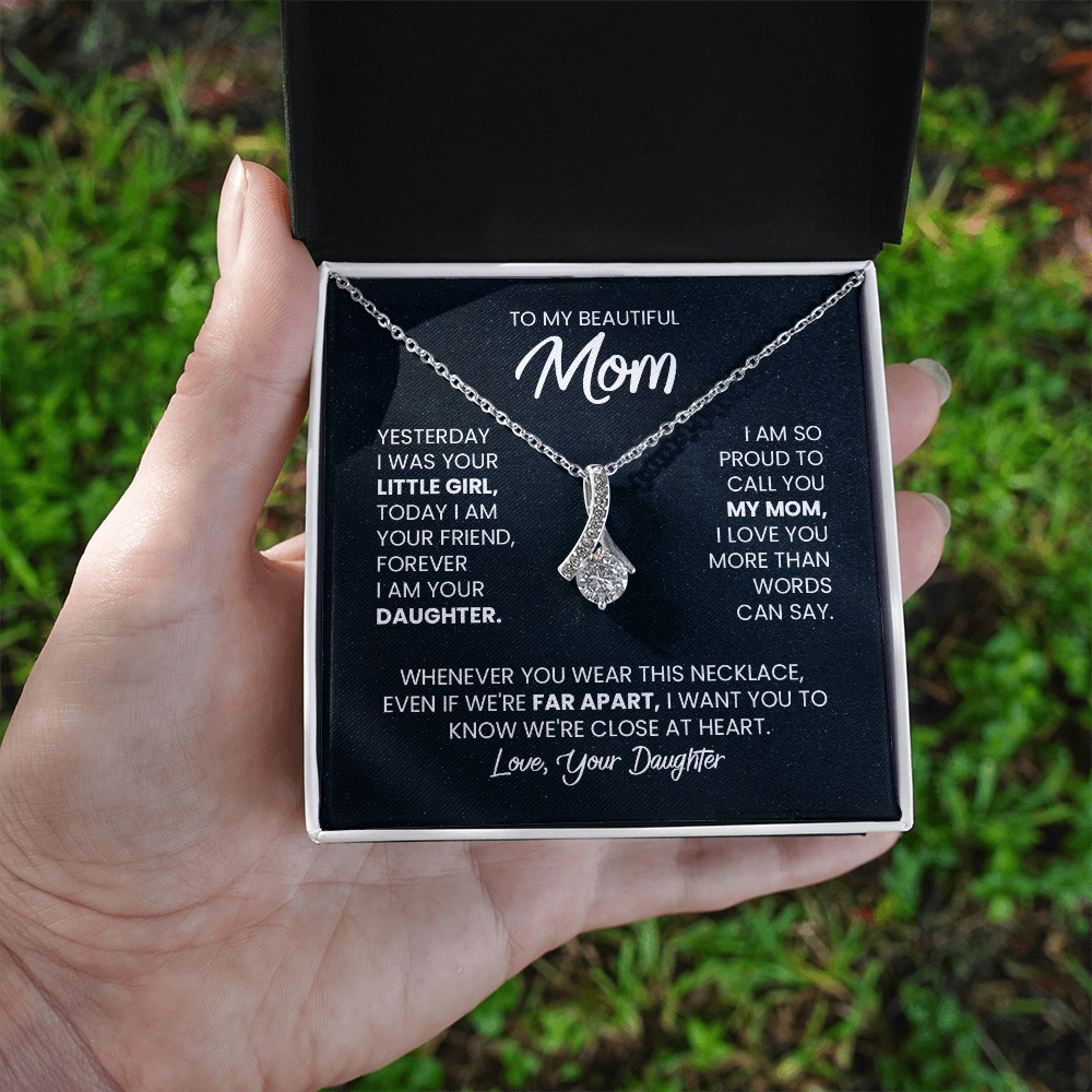 Mom Pendant Necklace Gift For Mothers