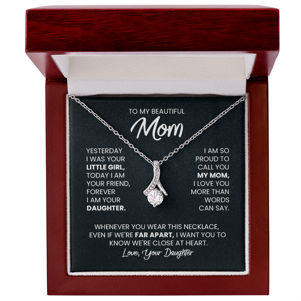 Mom Pendant Necklace Gift For Mothers