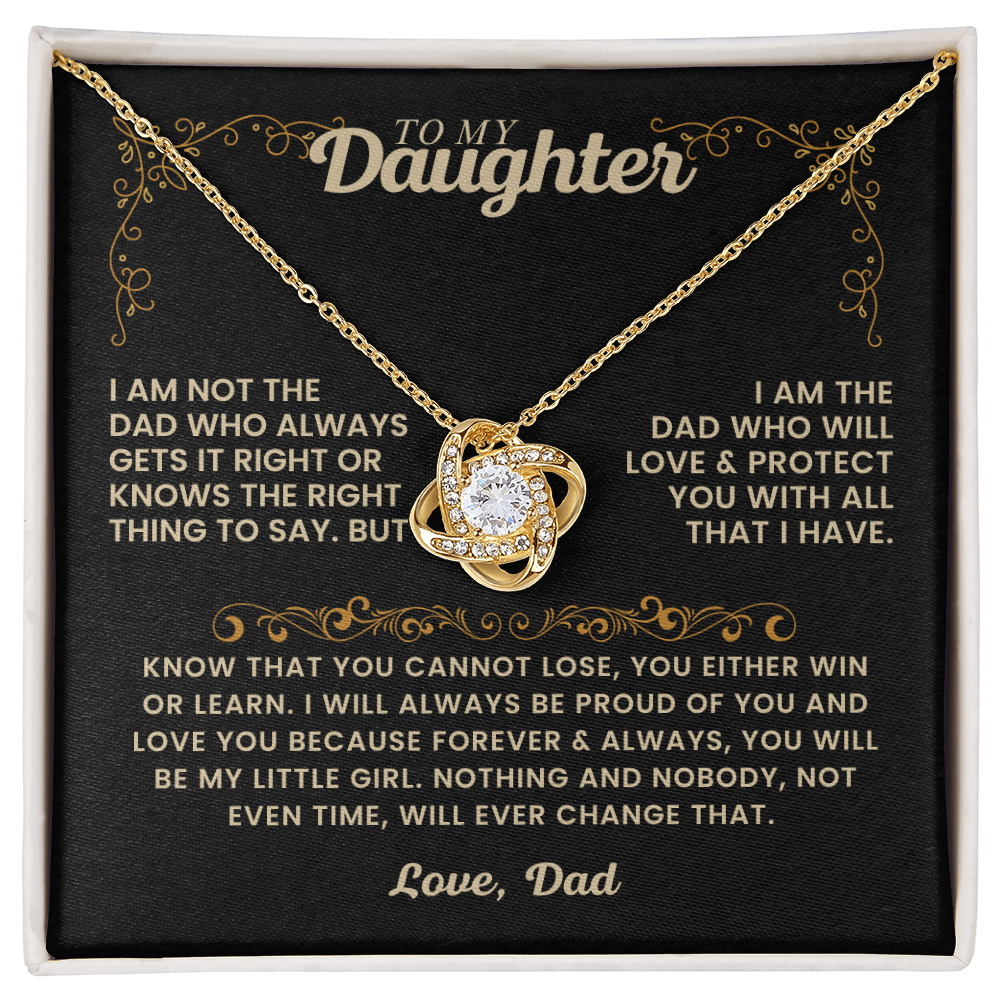 Daughter Gift Pendant Necklace From Dad
