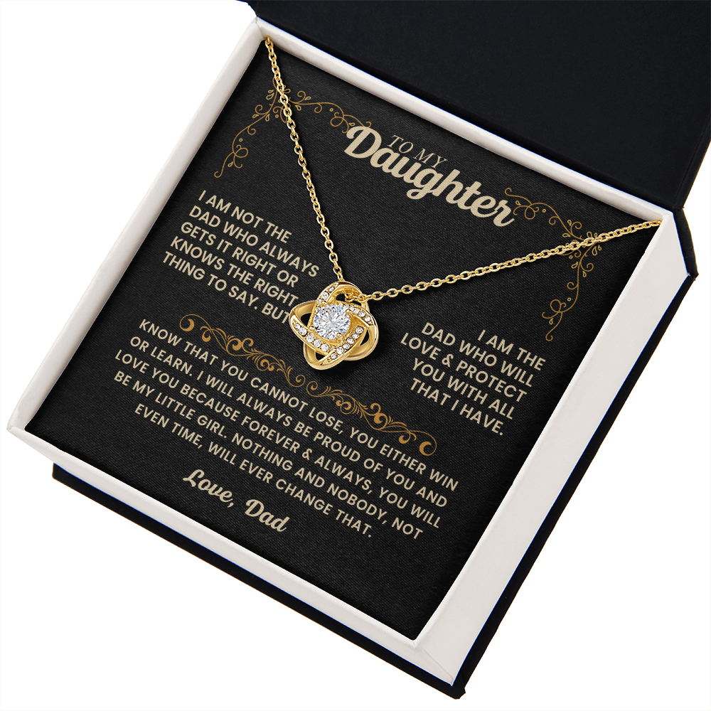 Daughter Gift Pendant Necklace From Dad