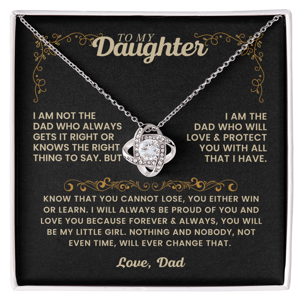 Daughter Gift Pendant Necklace From Dad