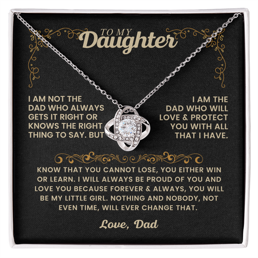 Daughter Gift Pendant Necklace From Dad