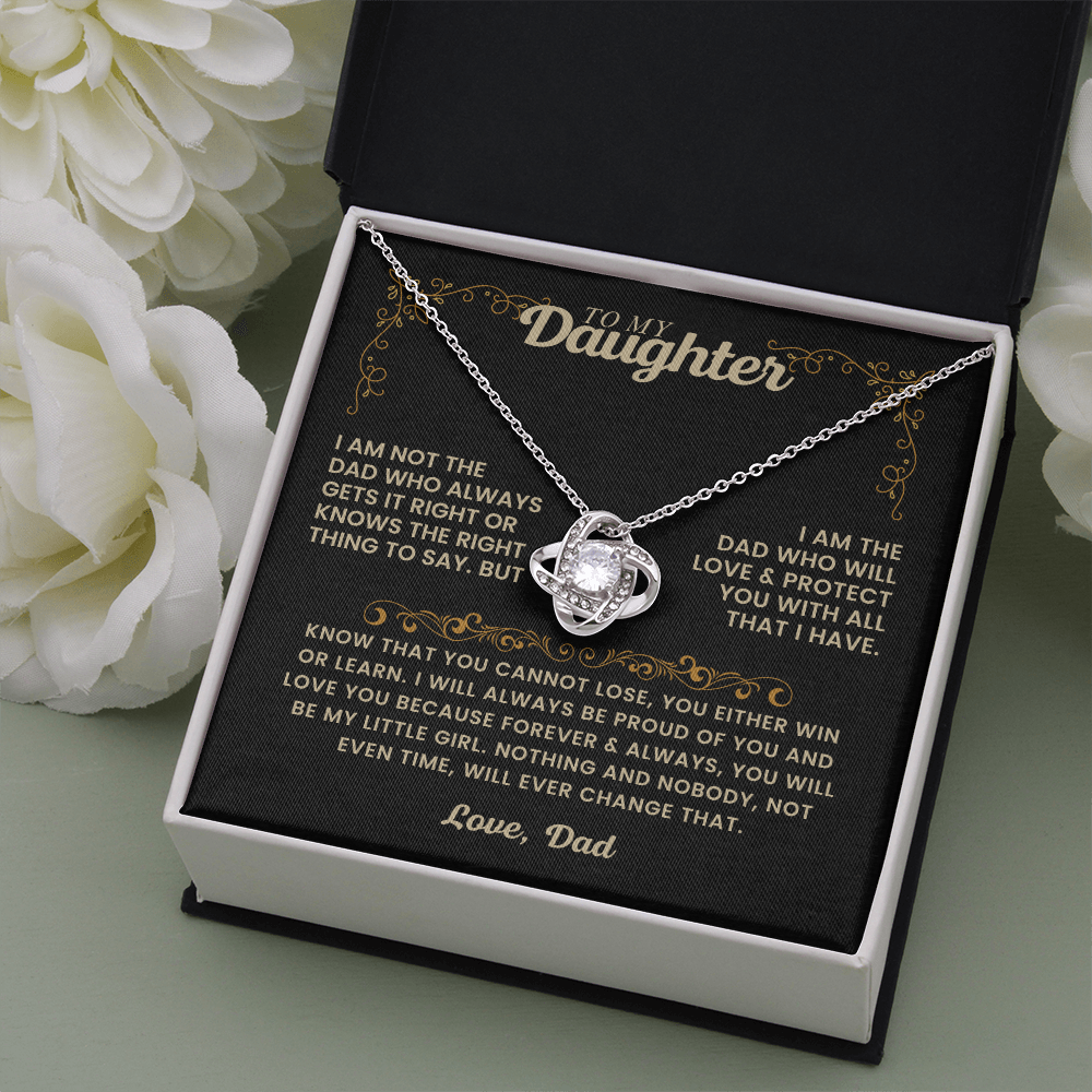 Daughter Gift Pendant Necklace From Dad
