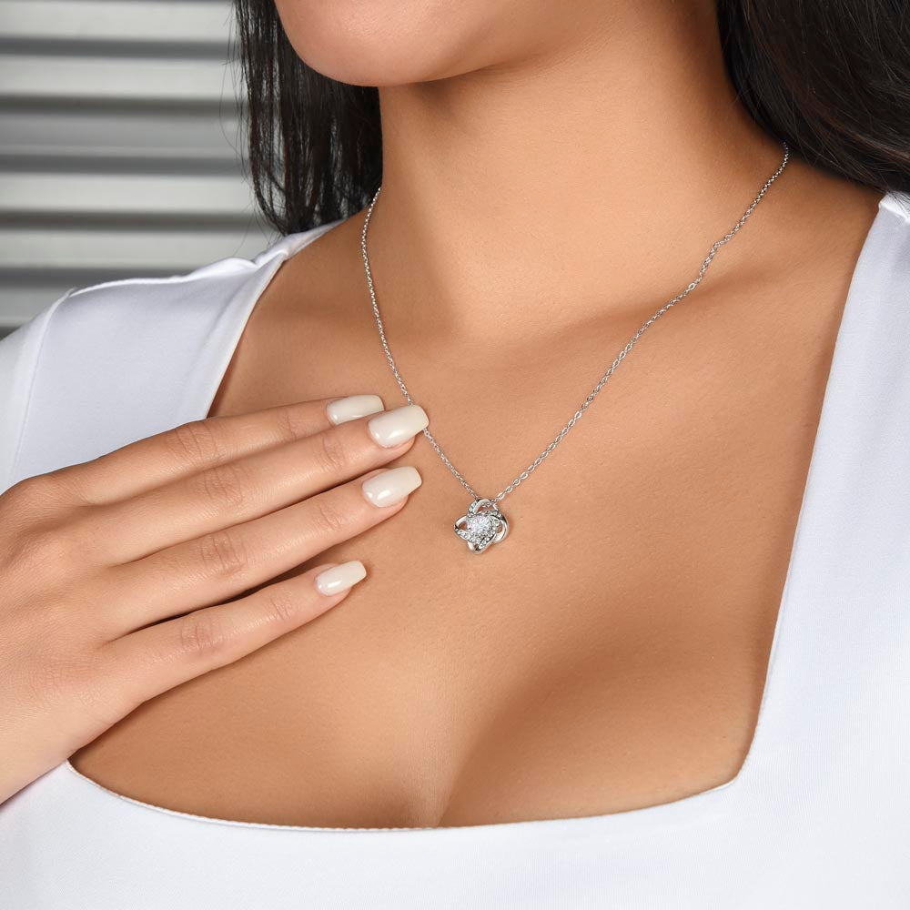 Necklace Love Knot Pendant Jewelry Gift For Mom