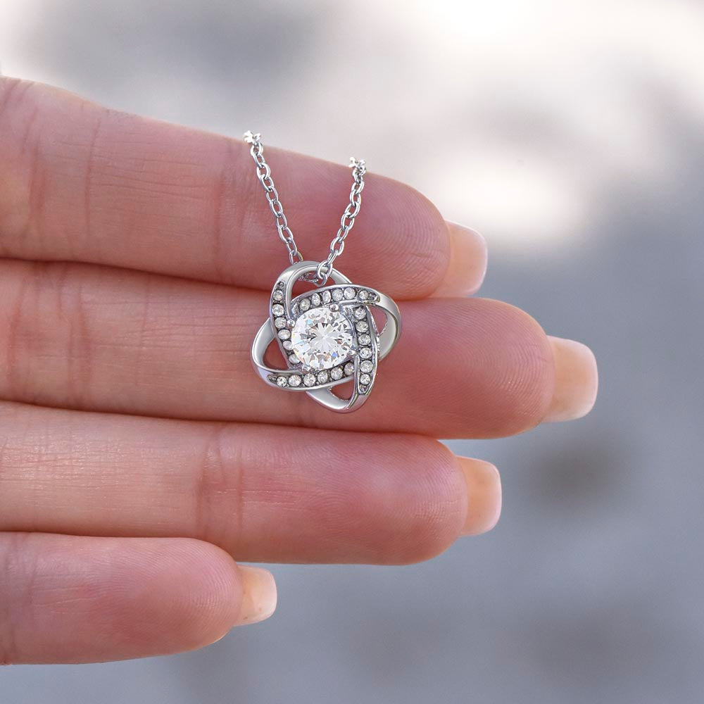 Love Knot Pendant Necklace Gift For Mom