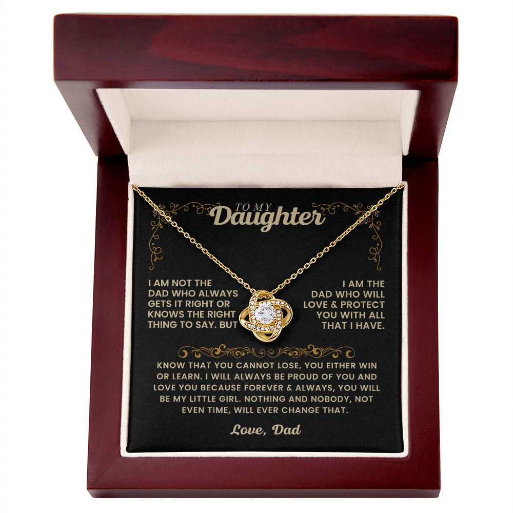Daughter Gift Pendant Necklace From Dad