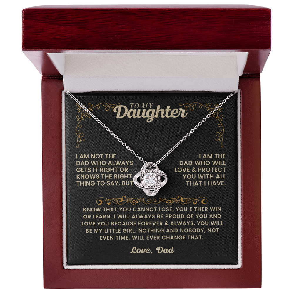 Daughter Gift Pendant Necklace From Dad