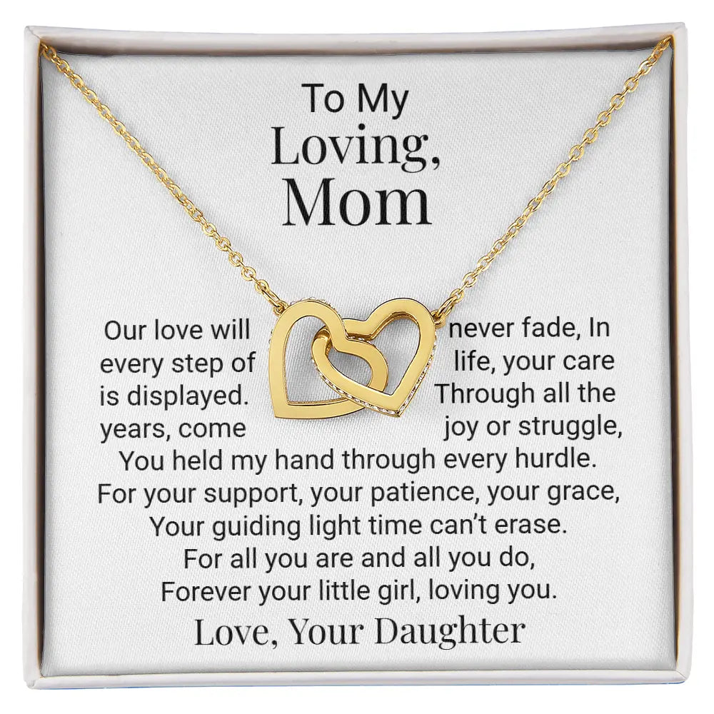 Mom Gift For Her Heart Pendant Necklace Jewellery Mothers Day Present ShineOn Fulfillment