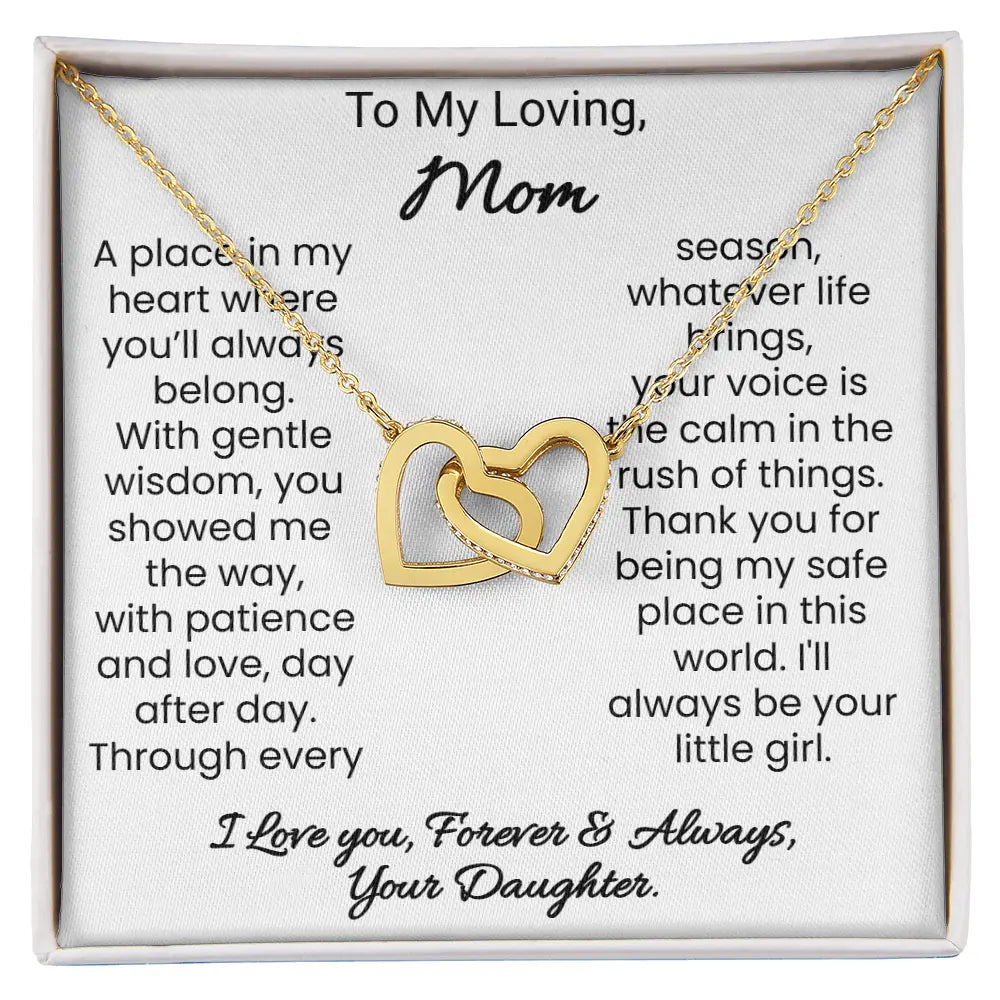 Mom Gift For Her Heart pendants Necklace Jewellery For Mothers Present ShineOn Fulfillment