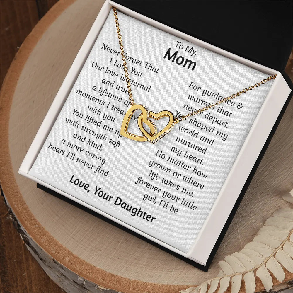 Mom Gift For Her Heart Pendant Necklace Heartfelt Jewellery Gift Mothers Present ShineOn Fulfillment