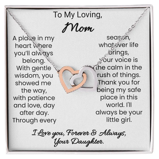 Mom Gift For Her Heart pendants Necklace Jewellery For Mothers Present ShineOn Fulfillment