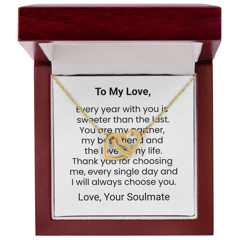 Wife Gift Heart Pendant Necklace Gift For Her Jewellery Wife Anniversary Birthday Soulmate Gift ShineOn Fulfillment