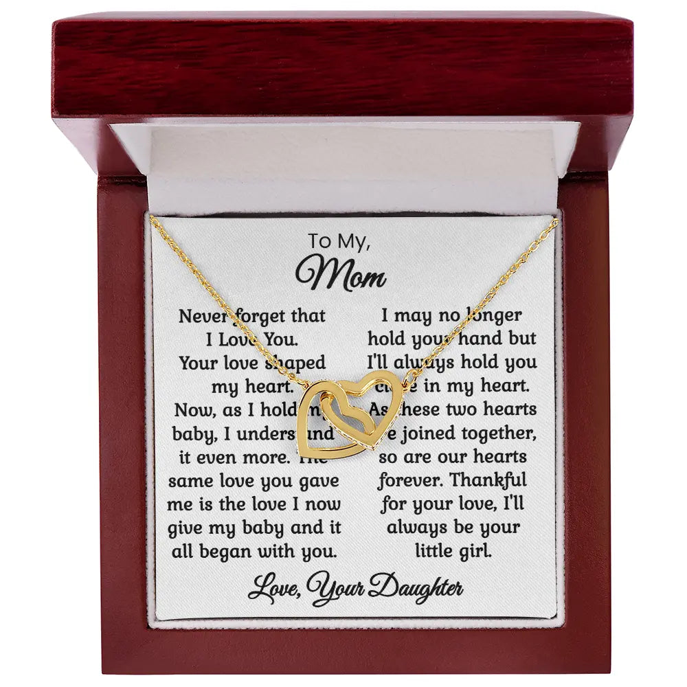 Mom Gift For Her Heart Pendants Necklace Jewellery Gift For Mom Heartfelt Sentimental Present For Mothers ShineOn Fulfillment