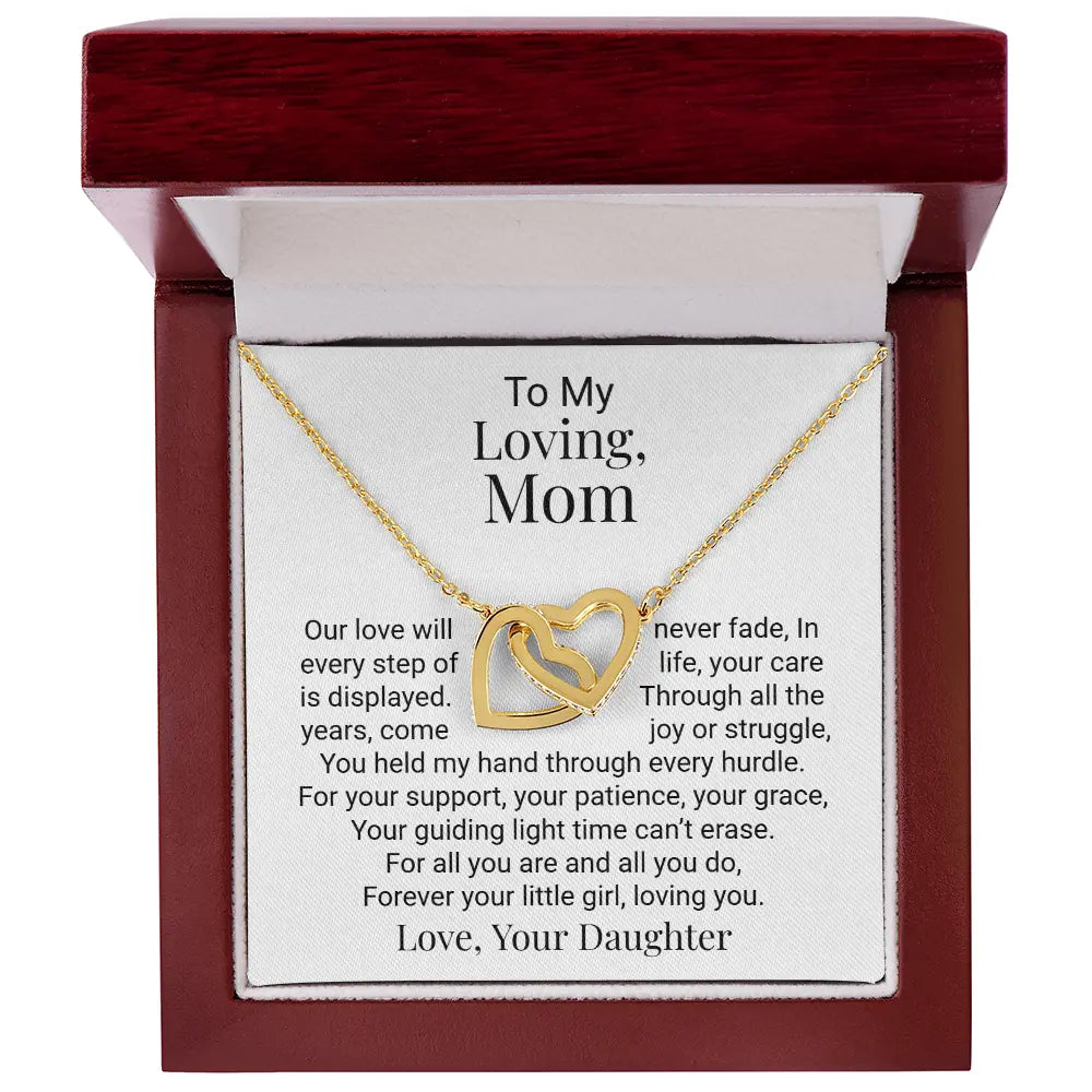 Mom Gift For Her Heart Pendant Necklace Jewellery Mothers Day Present ShineOn Fulfillment