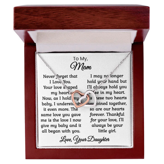 Mom Gift For Her Heart Pendants Necklace Jewellery Gift For Mom Heartfelt Sentimental Present For Mothers ShineOn Fulfillment