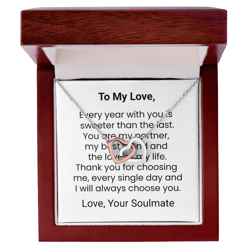 Wife Gift Heart Pendant Necklace Gift For Her Jewellery Wife Anniversary Birthday Soulmate Gift ShineOn Fulfillment
