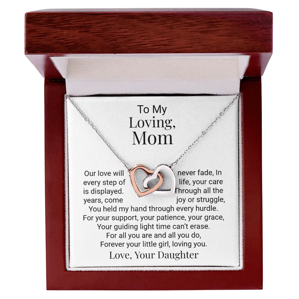 Mom Gift For Her Heart Pendant Necklace Jewellery Mothers Day Present ShineOn Fulfillment