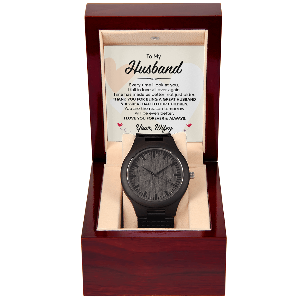 Men's Wooden Watch- Luxury Father's Day Gift