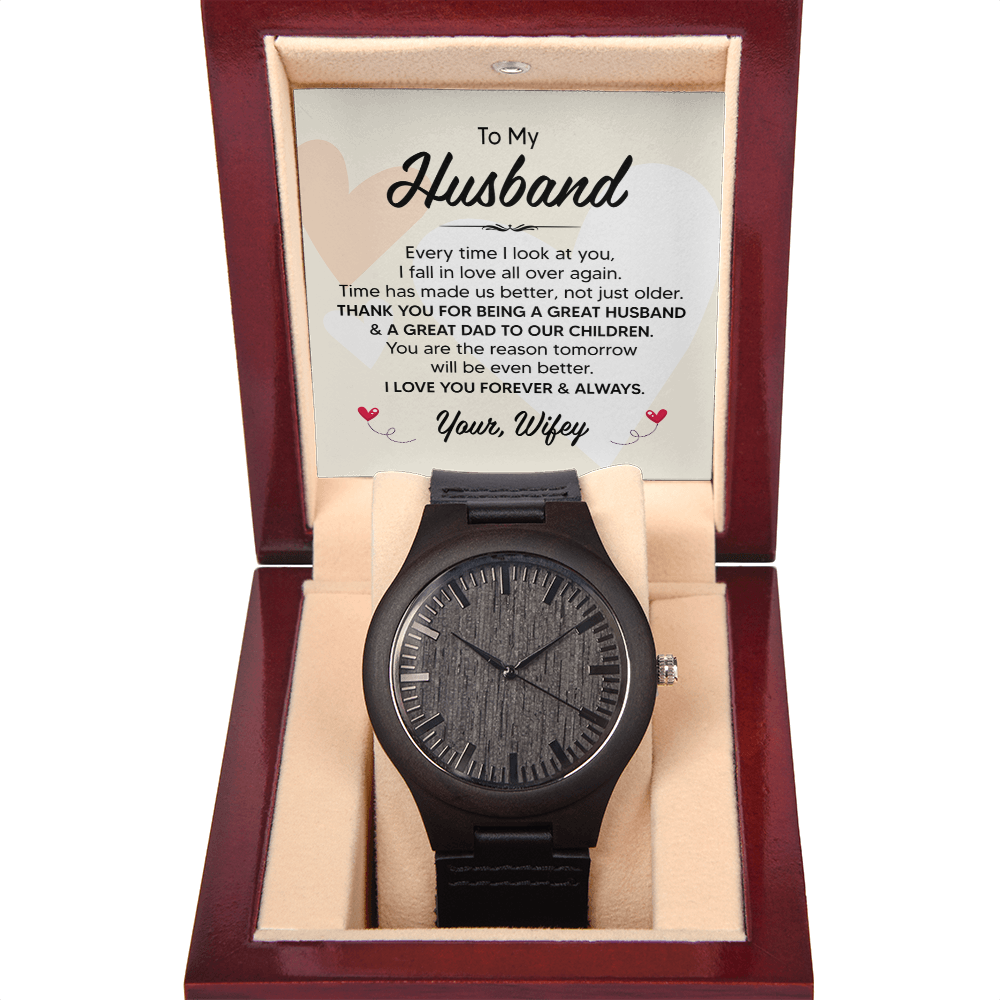 Men's Wooden Watch- Luxury Father's Day Gift