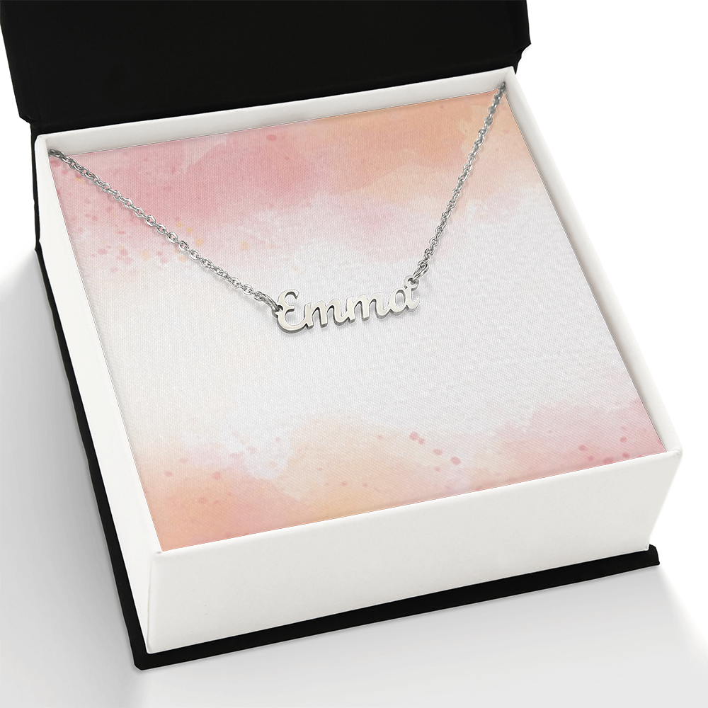 Name Necklace Gift Yourself Or Gift For Her Daughter Gift