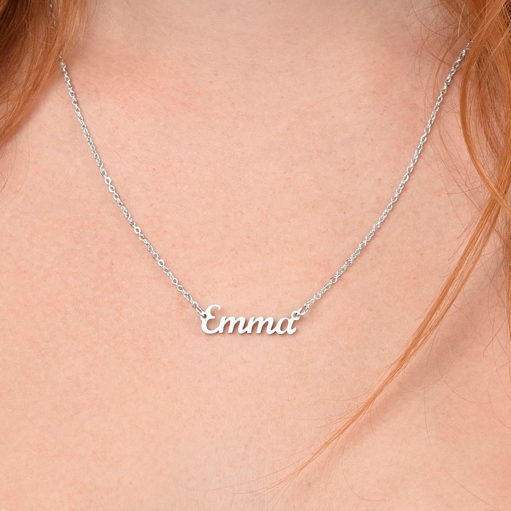 Name Necklace Gift Yourself Or Gift For Her Daughter Gift