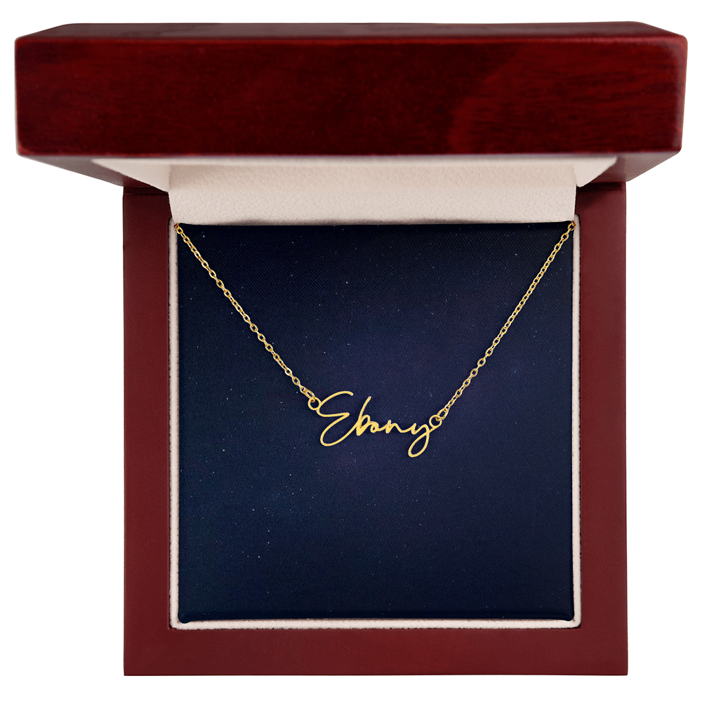 Scripted  Name Pendant Necklace Gift Yourself Or Gift For Her
