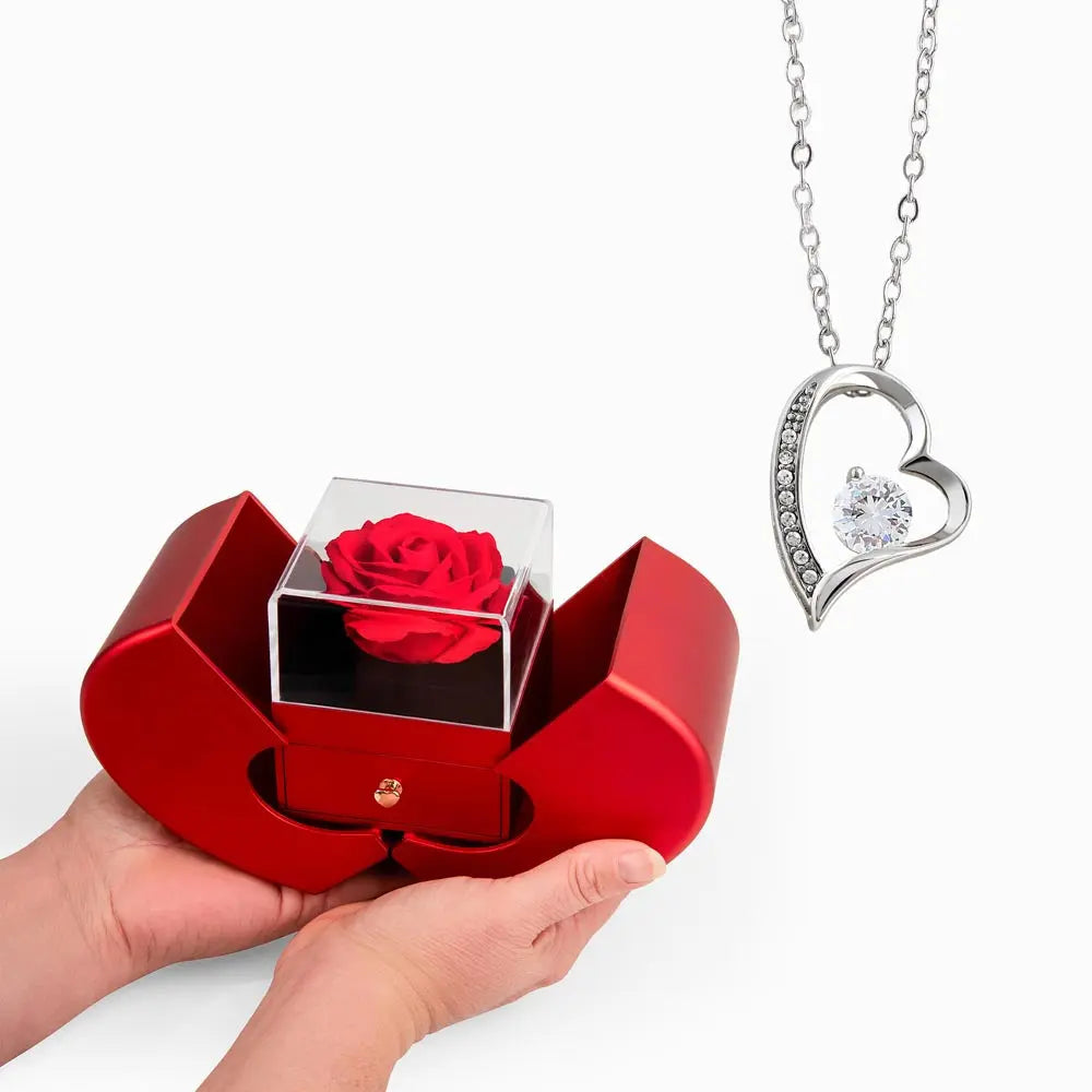 Wife Gift For Her Heart Pendant Necklace Anniversary Daughter Wedding Brides Maid Gift Mothers Day Girlfriend Soulmate Mother-in-law Gift ShineOn Fulfillment